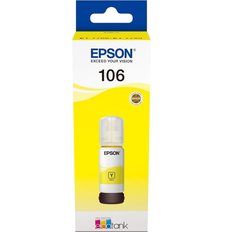 Контейнер з чорнилом Epson 106 yellow (C13T00R440) - фото 1