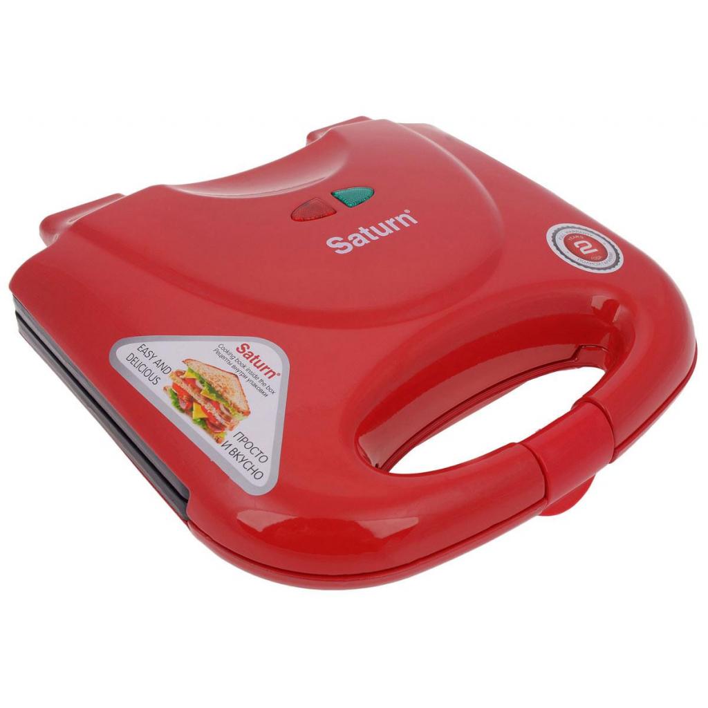 Сендвічниця Saturn ST-EC1082 Red - фото 1