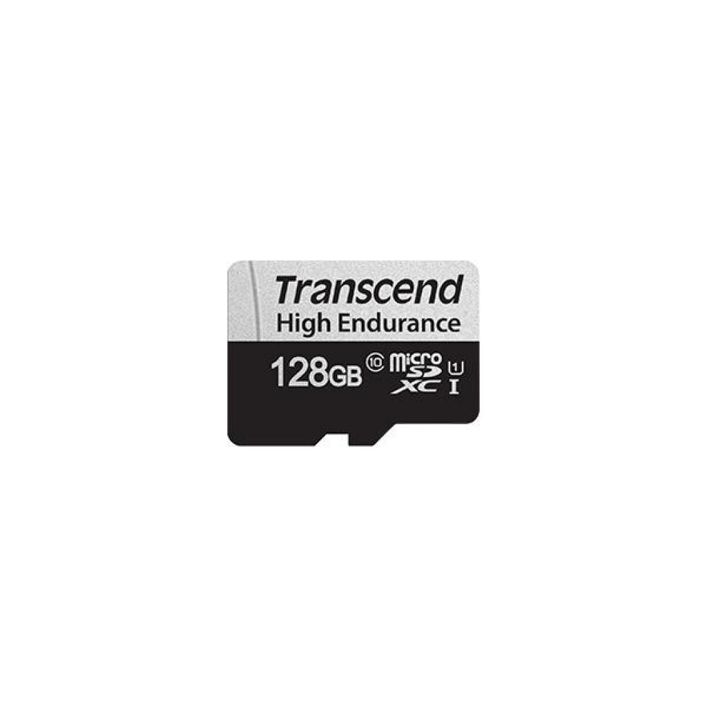 Карта пам'яті Transcend 128GB microSDXC class 10 UHS-I U1 High Endurance (TS128GUSD350V) - фото 2 Карта пам'яті Transcend 128GB microSDXC class 10 UHS-I U1 High Endurance (TS128GUSD350V) - фото 2