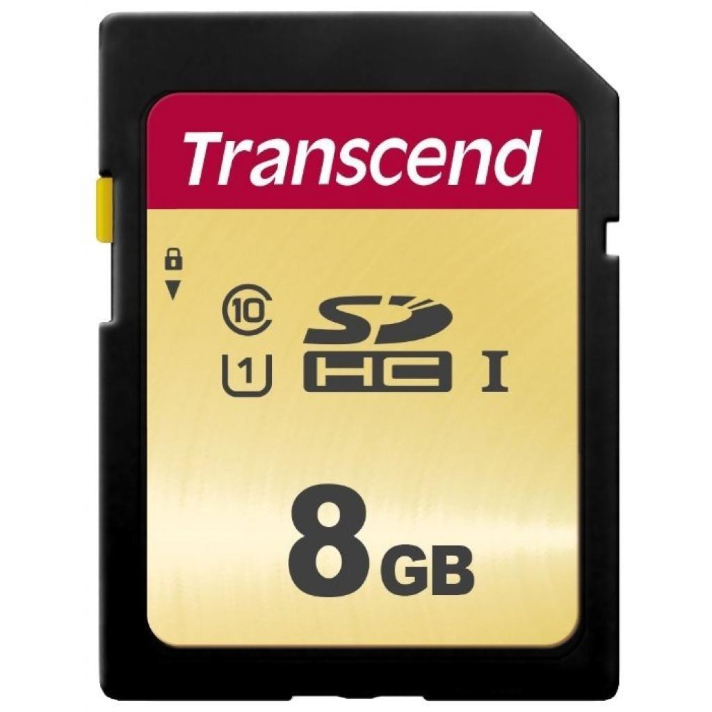 Карта пам'яті Transcend 8GB SDHC class 10 (TS8GSDC300S) - фото 1