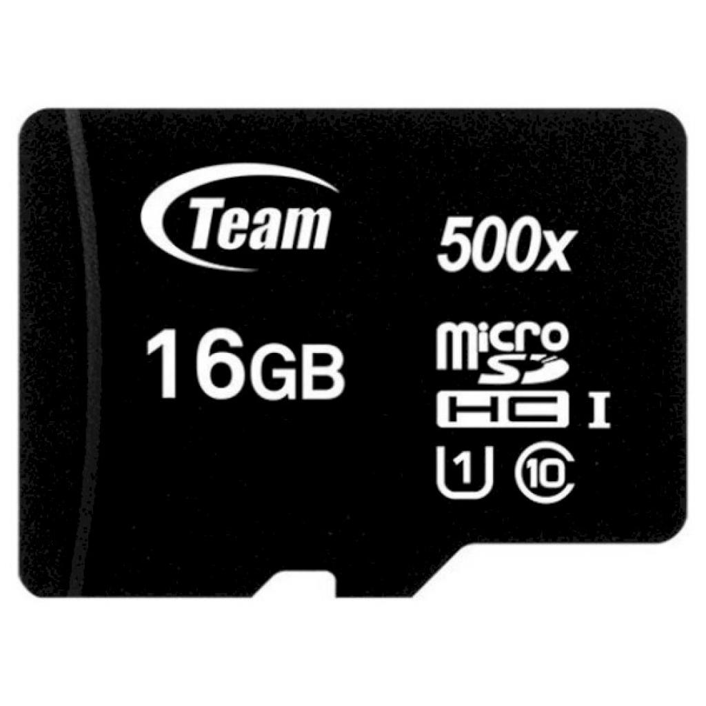 Карта пам'яті Team 16GB microSDHC class 10 UHS-I (TUSDH16GCL10U02) - фото 1 Карта пам'яті Team 16GB microSDHC class 10 UHS-I (TUSDH16GCL10U02) - фото 1