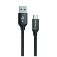 Дата кабель USB 2.0 AM to USB-C 1.0m 2.1А black ColorWay (CW-CBUC003-BK) - фото 1