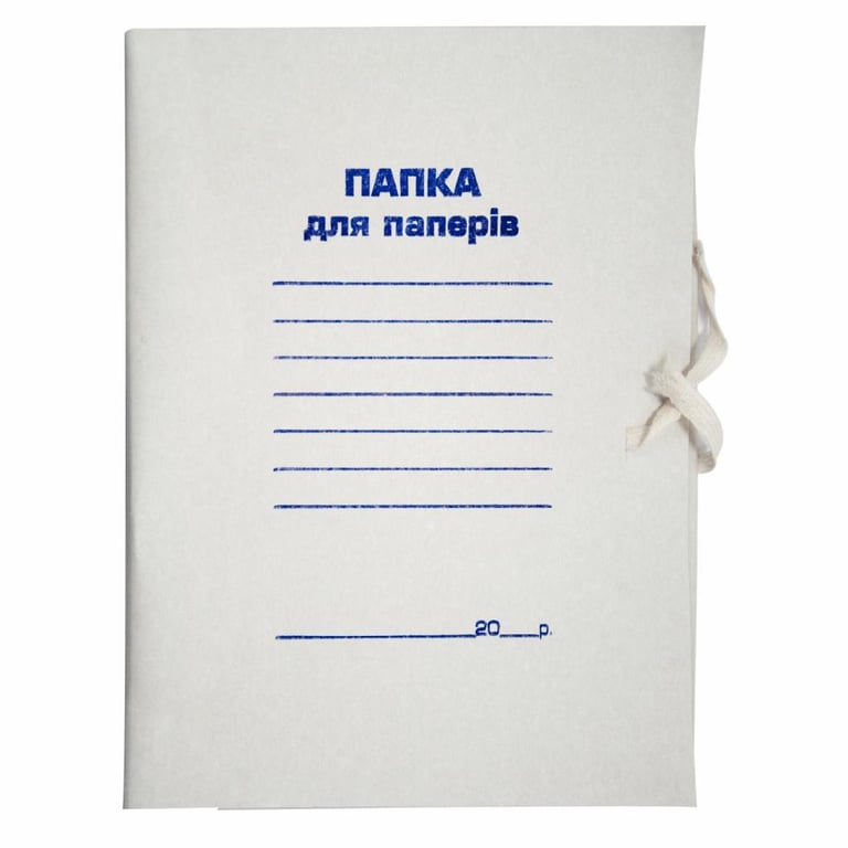 Папка на зав’язках Buromax А4, carton 0,3мм (glued flap) (BM.3359)