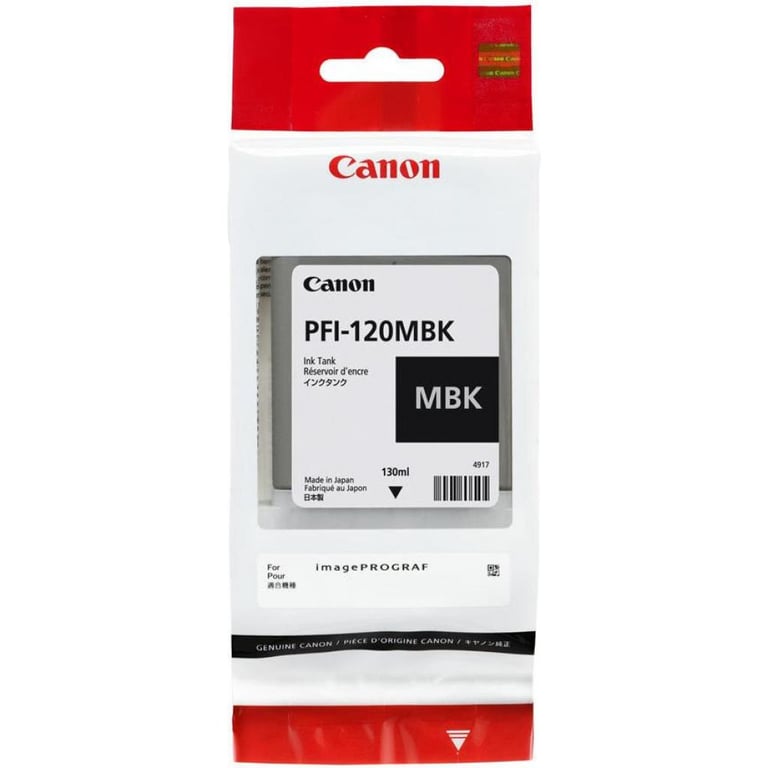Картридж Canon PFI-120 Matte Black, 130ml (2884C001AA) - фото 2