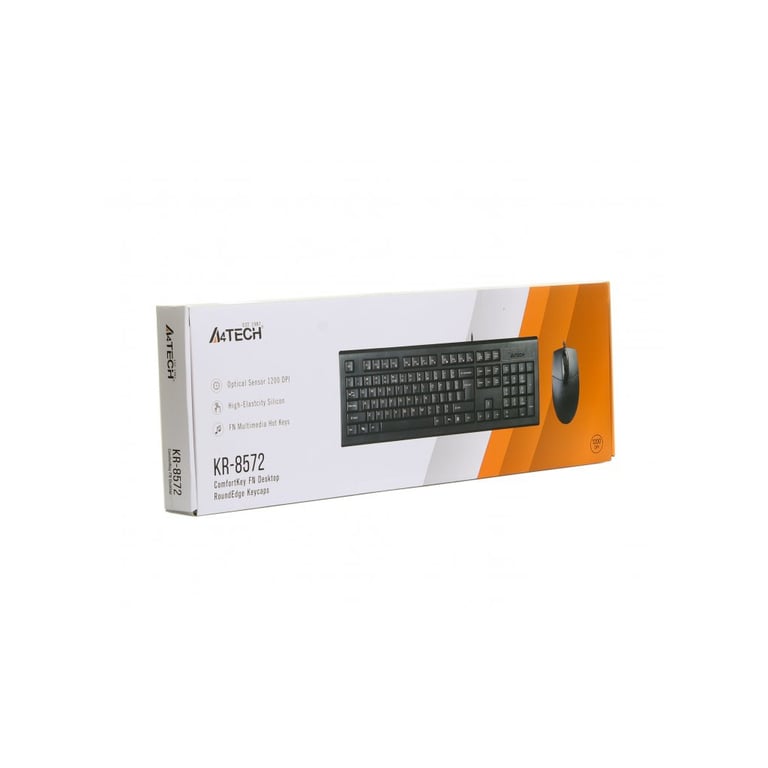 Комплект A4Tech KR-8572 USB Black (4711421857208) - фото 8