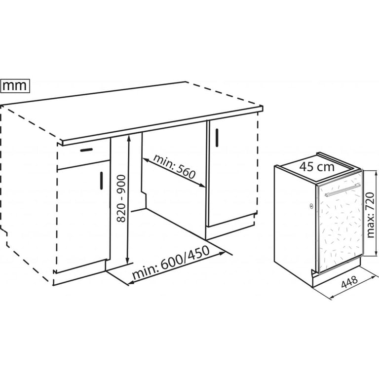 Посудомийна машина Whirlpool WSIC3M27C - фото 2