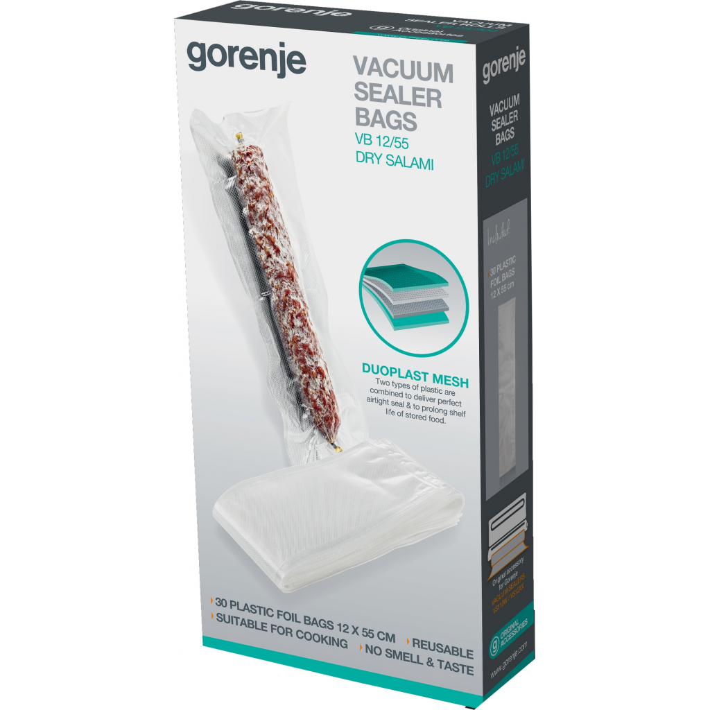 Пакети для вакуумування Gorenje VB12/55 - фото 2 Пакети для вакуумування Gorenje VB12/55 - фото 2