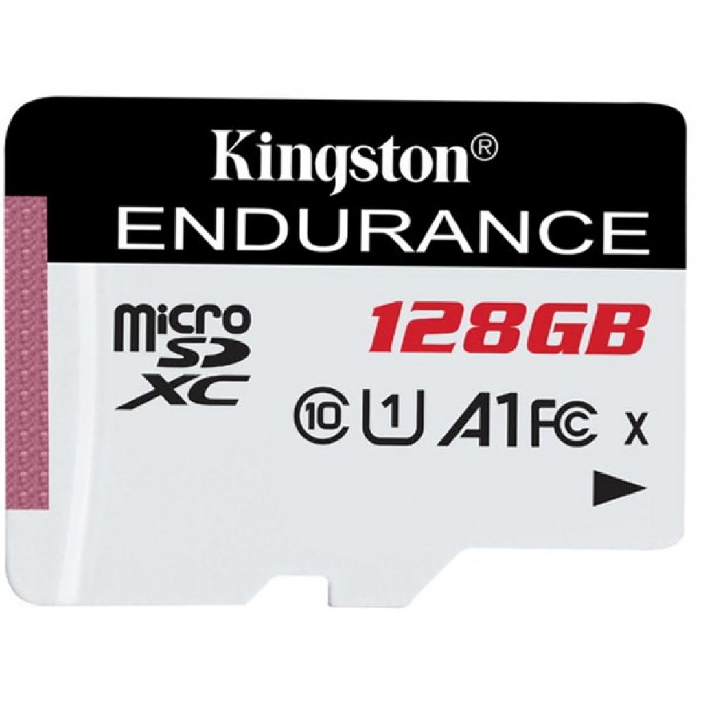 Карта пам'яті Kingston 128GB microSDXC class 10 UHS-I U1 A1 High Endurance (SDCE/128GB) - фото 1 Карта пам'яті Kingston 128GB microSDXC class 10 UHS-I U1 A1 High Endurance (SDCE/128GB) - фото 1