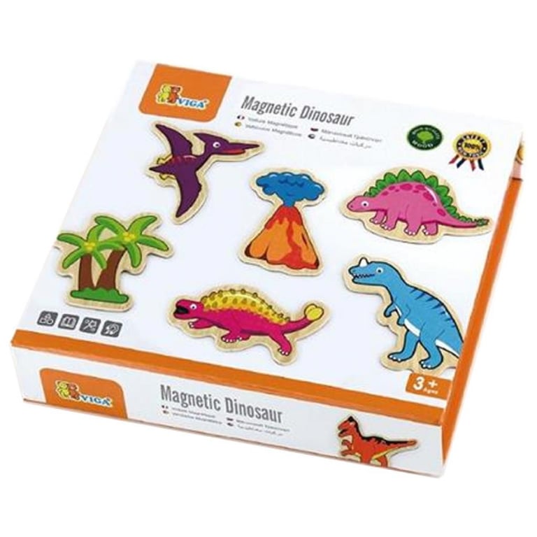 Розвиваюча іграшка Viga Toys Динозаври 20 шт магнітні фігурки (50289) - фото 1