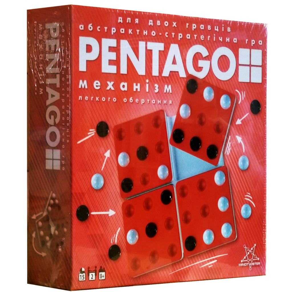Настільна гра Martinex/Mindtwister Пентаго (41501104) - фото 1 Настільна гра Martinex/Mindtwister Пентаго (41501104) - фото 1
