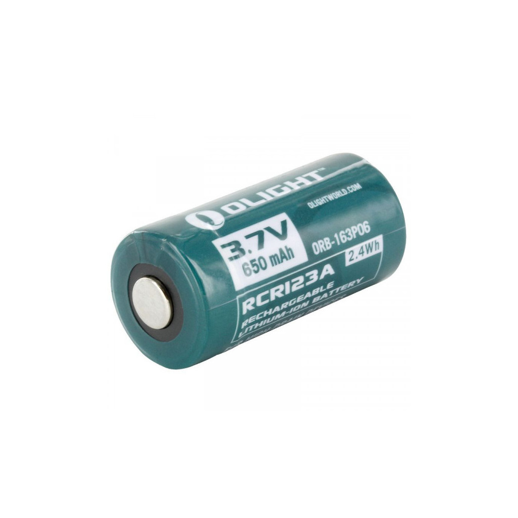 Акумулятор Olight RCR123 (16340) Li-Ion 650 mAh (ORB2-163P06) Акумулятор Olight RCR123 (16340) Li-Ion 650 mAh (ORB2-163P06)