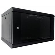 Шафа настінна Hypernet 6U 19" 600x450 (WMNC-6U-FLAT-BLACK) - фото 1