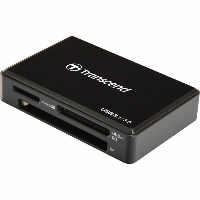 Зчитувач флеш-карт Transcend USB 3.1 Gen 1 Type-C SD/microSD/CompactFlash/Memory Stick (TS-RDC8K2) - фото 1