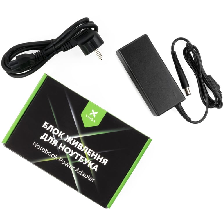 Блок живлення до ноутбуку Vinga HP 65W 18.5V 3.5А 7.4*5.0 (VPA-1835-HP7450-101) - фото 1
