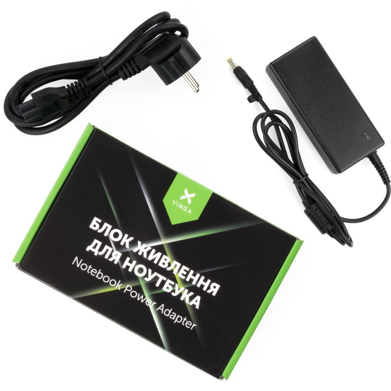 Блок живлення до ноутбуку Vinga HP 65W 18.5V 3.5А 4.8*1.7 (VPA-1835-HP4817-101) - фото 1