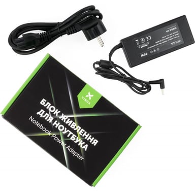 Блок живлення до ноутбуку Vinga HP 90W 19V 4.74A 4.5*3.0 (VPA-1947-HP4530-101) - фото 1