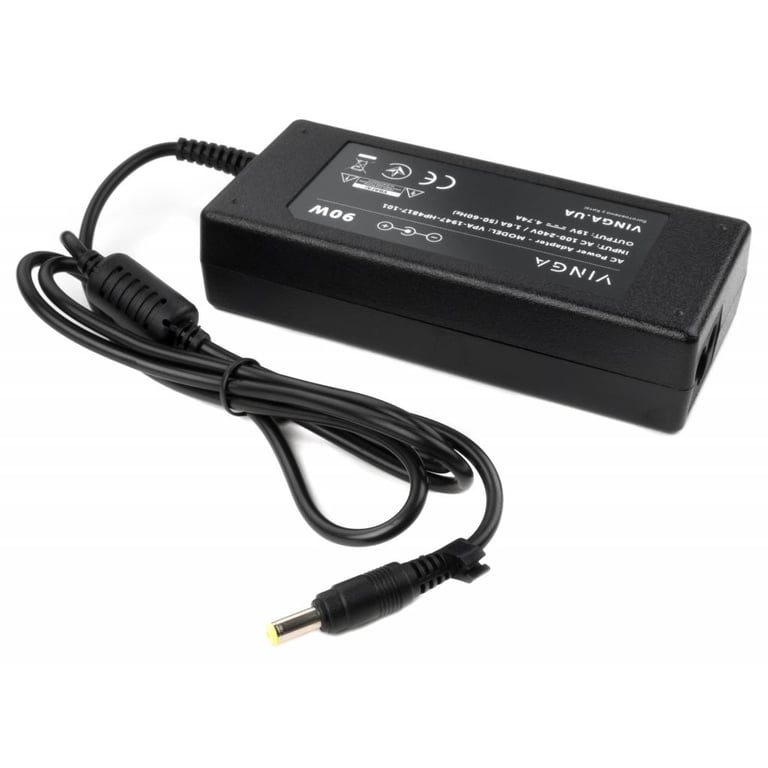 Блок живлення до ноутбуку Vinga HP 90W 19V 4.74A 4.8*1.7 (VPA-1947-HP4817-101) - фото 2