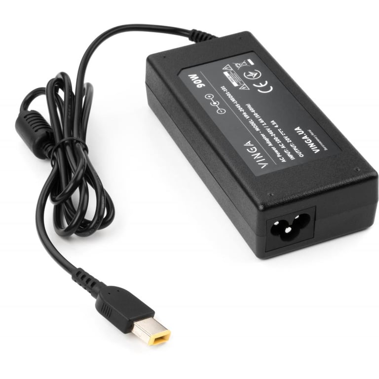 Блок живлення до ноутбуку Vinga Lenovo 90W 20V 4.5A square (VPA-2045-LNSQ01-101) - фото 2