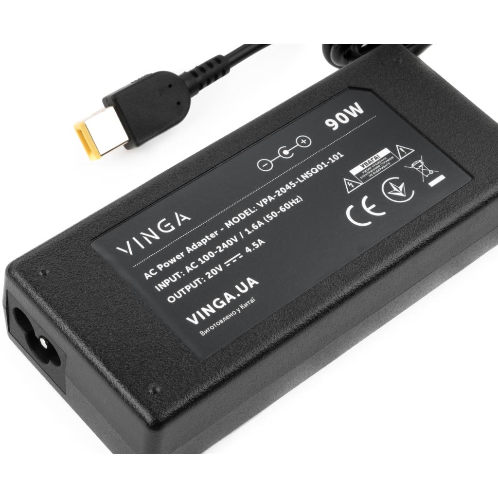 Блок живлення до ноутбуку Vinga Lenovo 90W 20V 4.5A square (VPA-2045-LNSQ01-101) - фото 3 Блок живлення до ноутбуку Vinga Lenovo 90W 20V 4.5A square (VPA-2045-LNSQ01-101) - фото 3