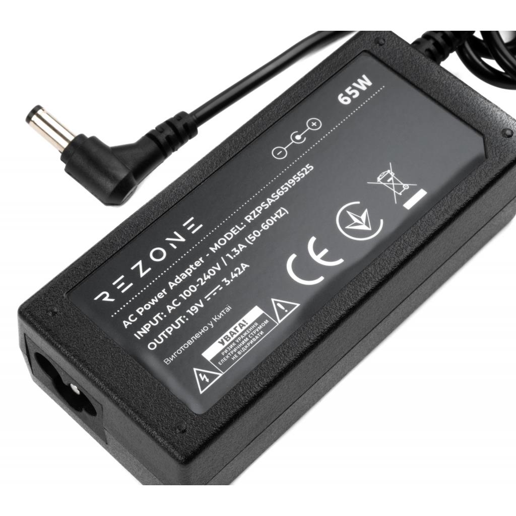 Блок живлення до ноутбуку Rezone ASUS 65W 19V 3,42A 5.5*2.5 (RZPSAS65195525) - фото 3 Блок живлення до ноутбуку Rezone ASUS 65W 19V 3,42A 5.5*2.5 (RZPSAS65195525) - фото 3