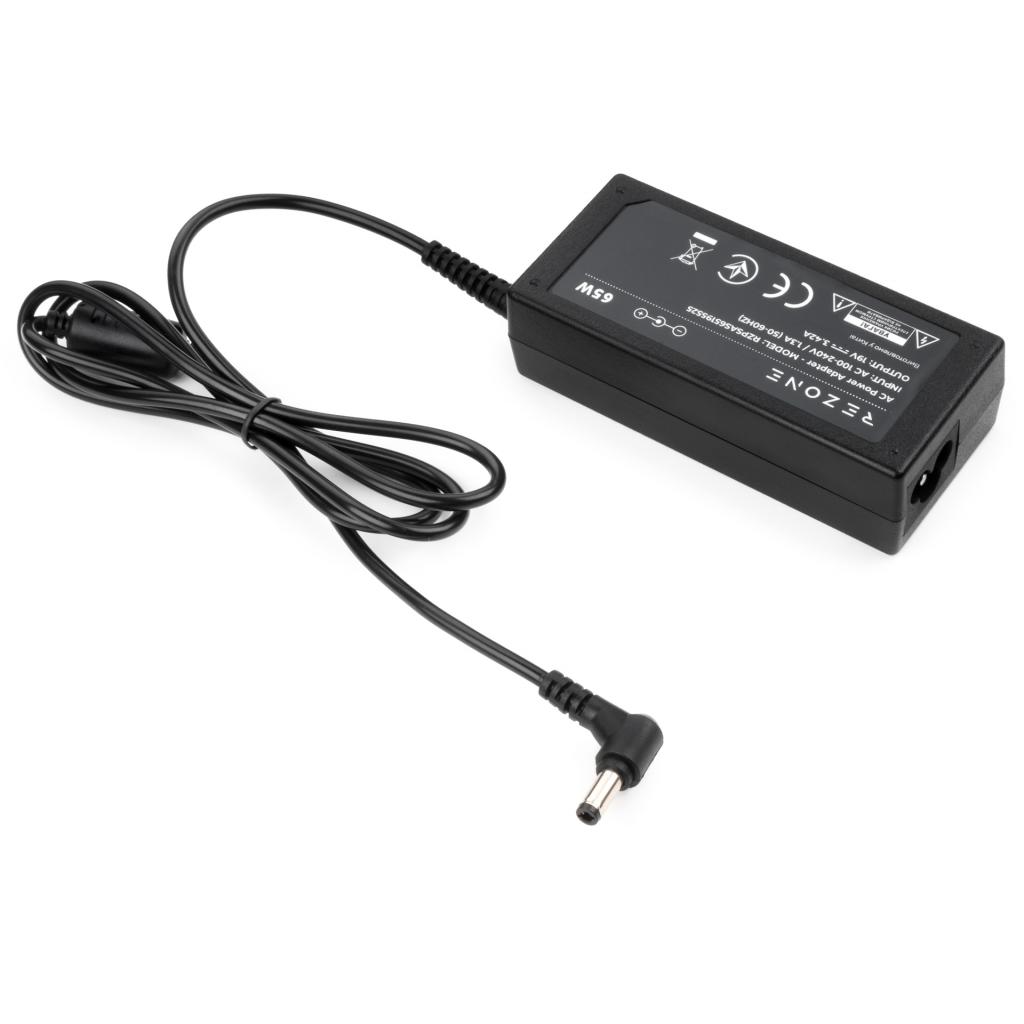 Блок живлення до ноутбуку Rezone ASUS 65W 19V 3,42A 5.5*2.5 (RZPSAS65195525) - фото 4 Блок живлення до ноутбуку Rezone ASUS 65W 19V 3,42A 5.5*2.5 (RZPSAS65195525) - фото 4