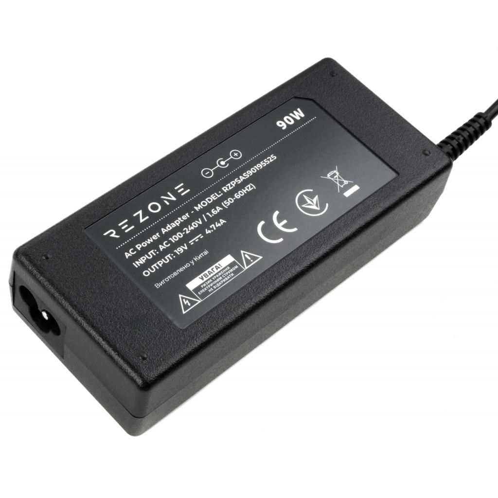 Блок живлення до ноутбуку Rezone ASUS 90W 19V 4.74A 5.5*2.5 (RZPSAS90195525) - фото 3 Блок живлення до ноутбуку Rezone ASUS 90W 19V 4.74A 5.5*2.5 (RZPSAS90195525) - фото 3