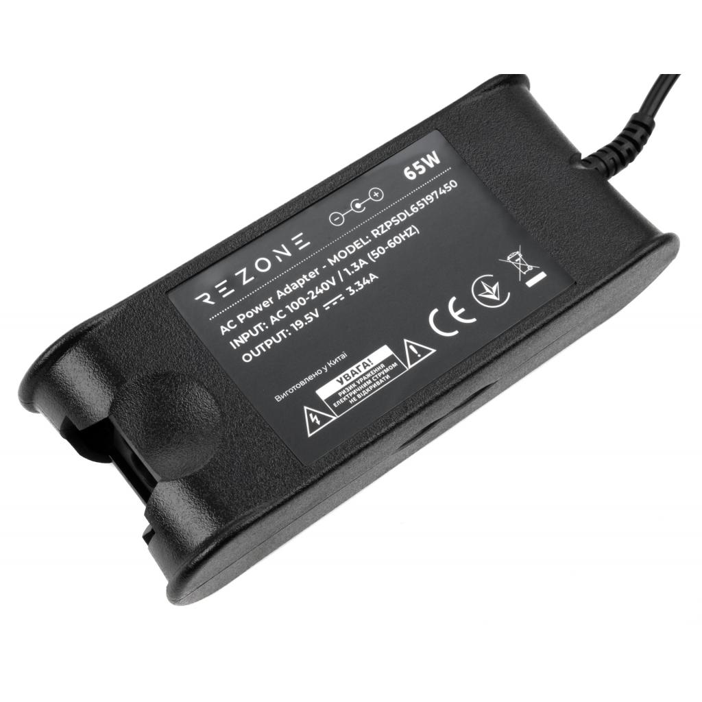 Блок живлення до ноутбуку Rezone DELL 65W 19.5V 3.34A 7.4*5.0 (RZPSDL65197450) - фото 3 Блок живлення до ноутбуку Rezone DELL 65W 19.5V 3.34A 7.4*5.0 (RZPSDL65197450) - фото 3