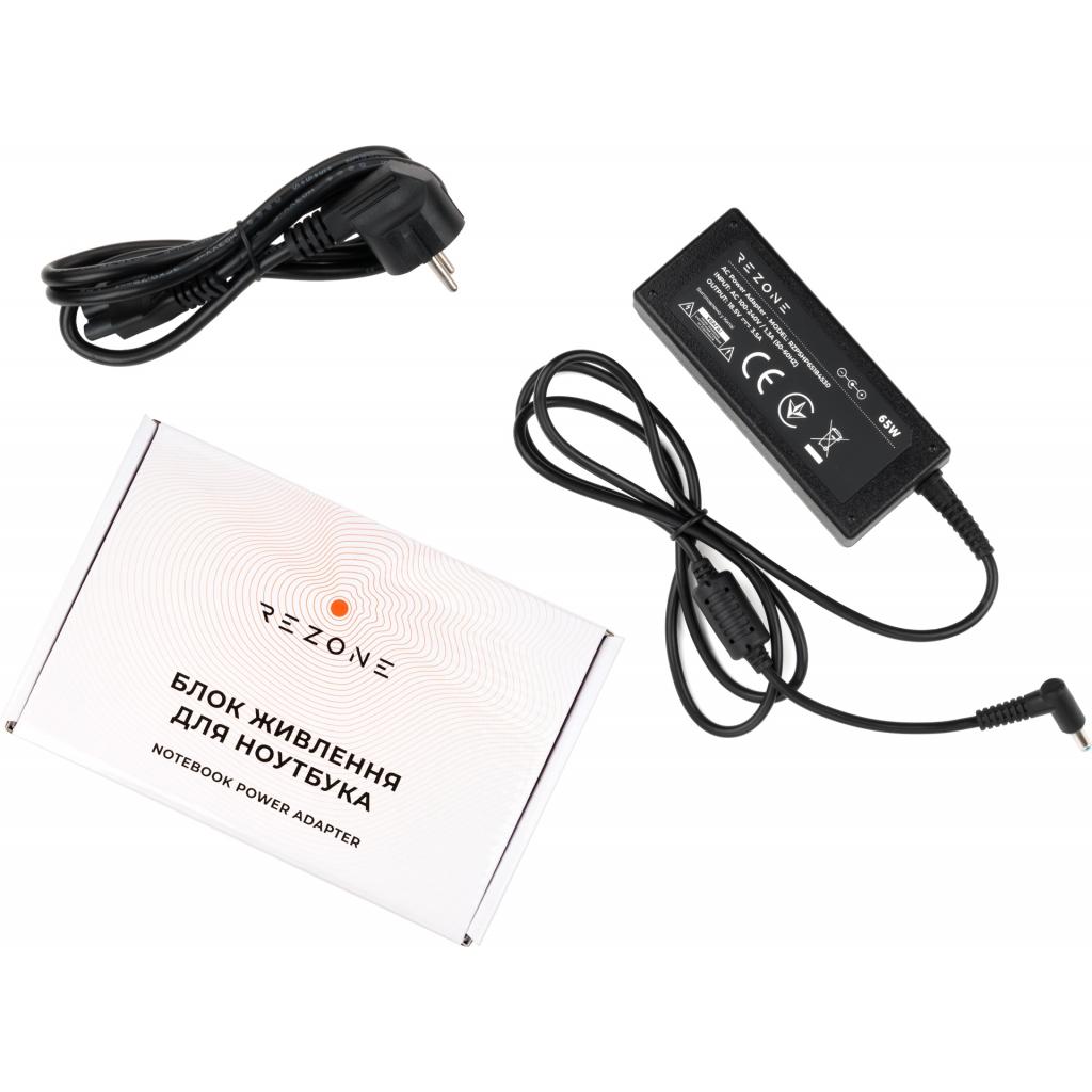 Блок живлення до ноутбуку Rezone HP 65W 18.5V 3.5А 4.5*3.0 (RZPSHP65184530) - фото 1 Блок живлення до ноутбуку Rezone HP 65W 18.5V 3.5А 4.5*3.0 (RZPSHP65184530) - фото 1