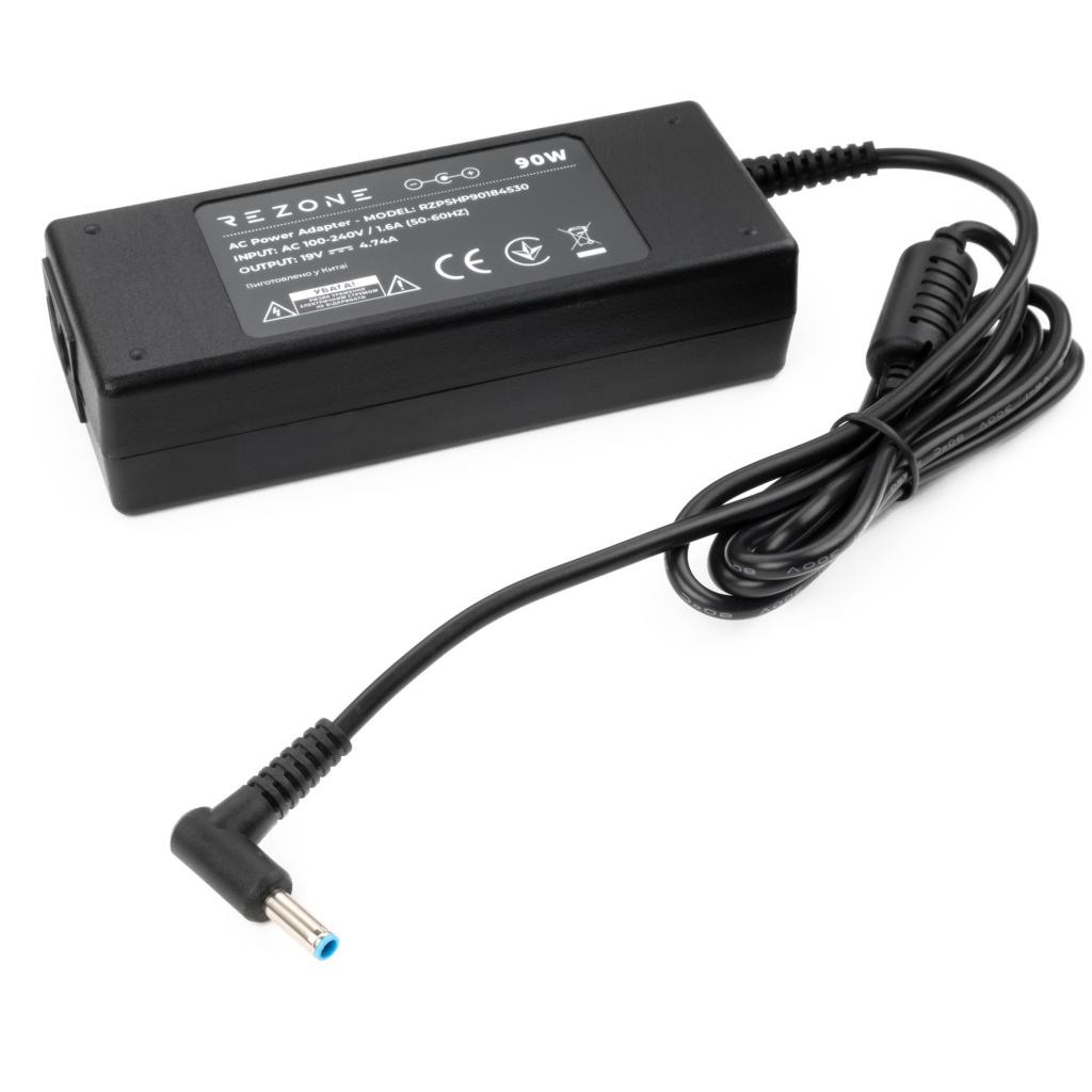 Блок живлення до ноутбуку Rezone HP 90W 18.5V 4.74A 4.5*3.0 (RZPSHP90184530) - фото 2 Блок живлення до ноутбуку Rezone HP 90W 18.5V 4.74A 4.5*3.0 (RZPSHP90184530) - фото 2