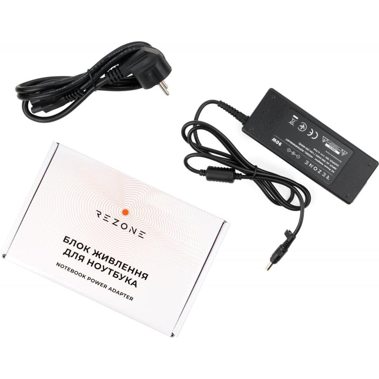 Блок живлення до ноутбуку Rezone HP 90W 18.5V 4.74A 4.8*1.7 (RZPSHP90184817) - фото 1