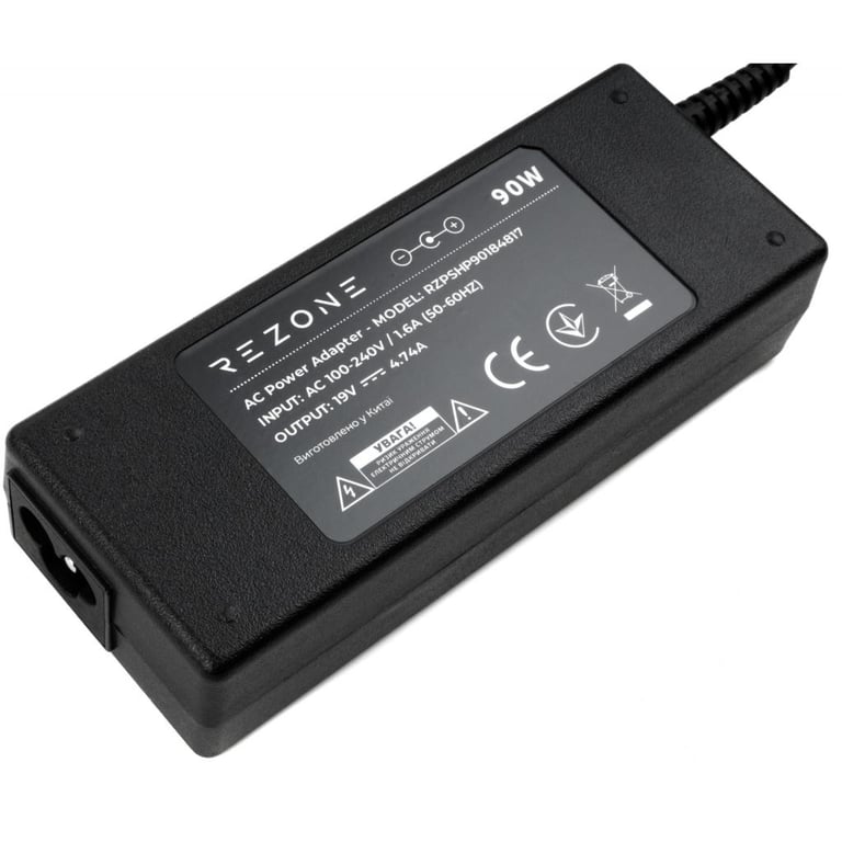 Блок живлення до ноутбуку Rezone HP 90W 18.5V 4.74A 4.8*1.7 (RZPSHP90184817) - фото 3