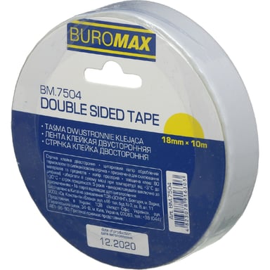 Скотч Buromax double-sided, 18mmХ10m (BM.7504) - фото 1