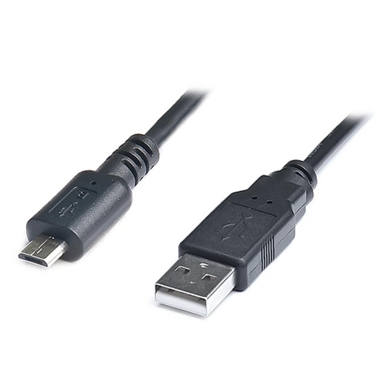 Дата кабель USB 2.0 AM to Micro 5P 2.0m Pro black REAL-EL (EL123500025) - фото 2