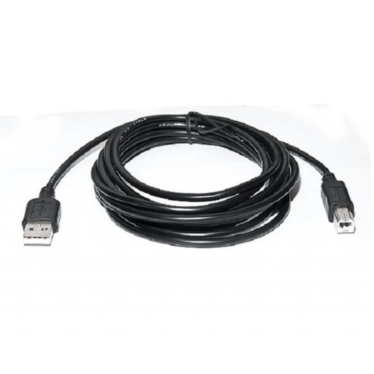 Кабель для принтера USB2.0 AM/BM 2.0m Pro black REAL-EL (EL123500026) - фото 2