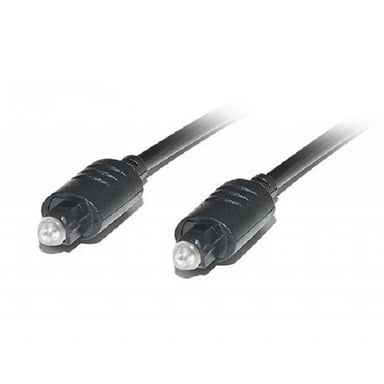 Кабель мультимедійний Optical Toslink M-M 2m black REAL-EL (EL123500037) - фото 1