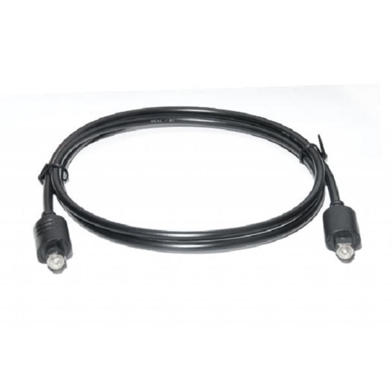 Кабель мультимедійний Optical Toslink M-M 2m black REAL-EL (EL123500037) - фото 2