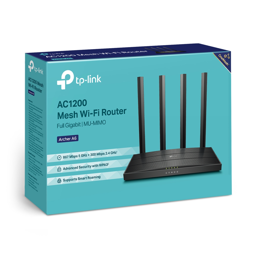 Маршрутизатор TP-Link Archer A6 (Archer-A6) - фото 4 Маршрутизатор TP-Link Archer A6 (Archer-A6) - фото 4