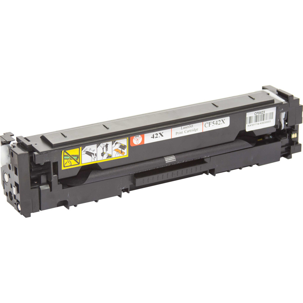 Картридж BASF для HP CLJ M280/M281/M254 Х Yellow (KT-CF542Х) - фото 2 Картридж BASF для HP CLJ M280/M281/M254 Х Yellow (KT-CF542Х) - фото 2