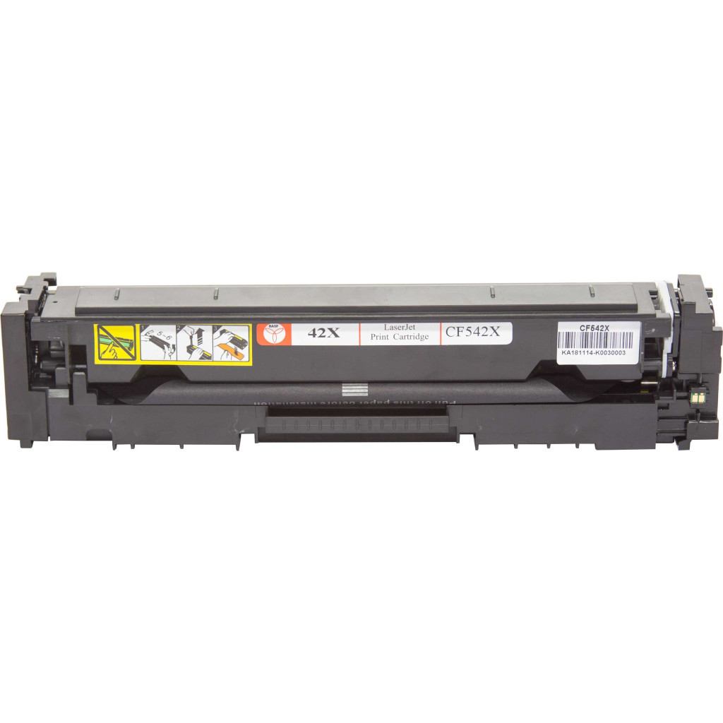 Картридж BASF для HP CLJ M280/M281/M254 Х Yellow (KT-CF542Х) - фото 3 Картридж BASF для HP CLJ M280/M281/M254 Х Yellow (KT-CF542Х) - фото 3