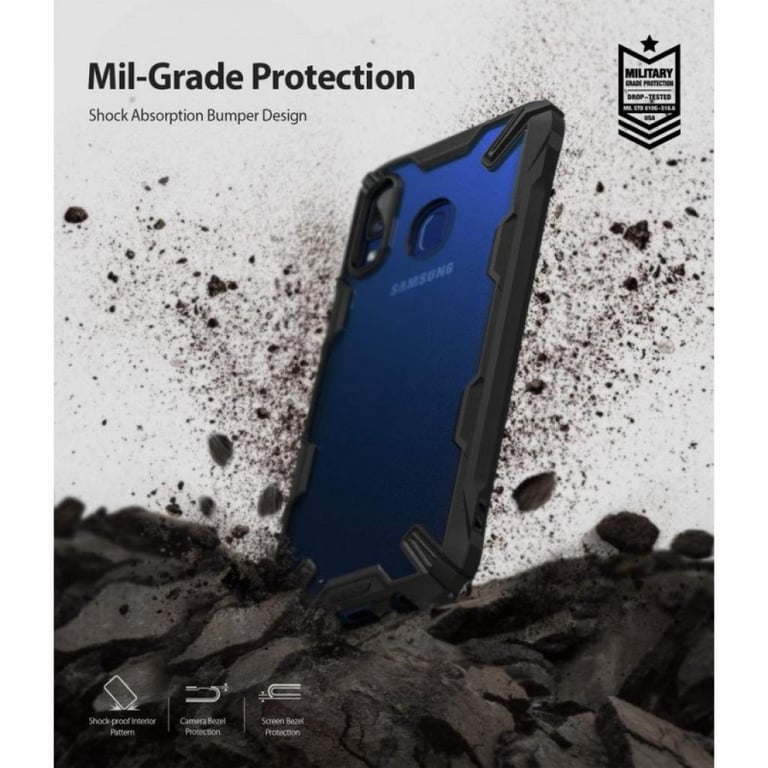 Чохол до мобільного телефона Ringke Fusion X Samsung Galaxy A20 Black (RCS4521) - фото 2