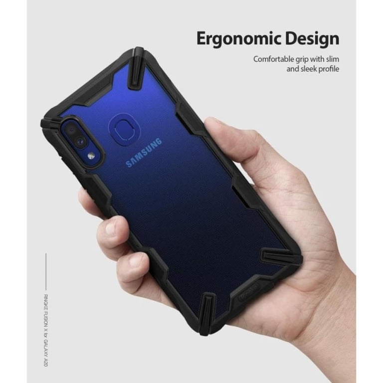 Чохол до мобільного телефона Ringke Fusion X Samsung Galaxy A20 Black (RCS4521) - фото 3