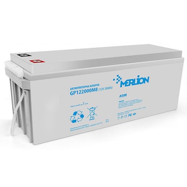 Батарея до ДБЖ Merlion AGM GP122000M8 12 V-200 Ah (GP122000M8) - фото 1