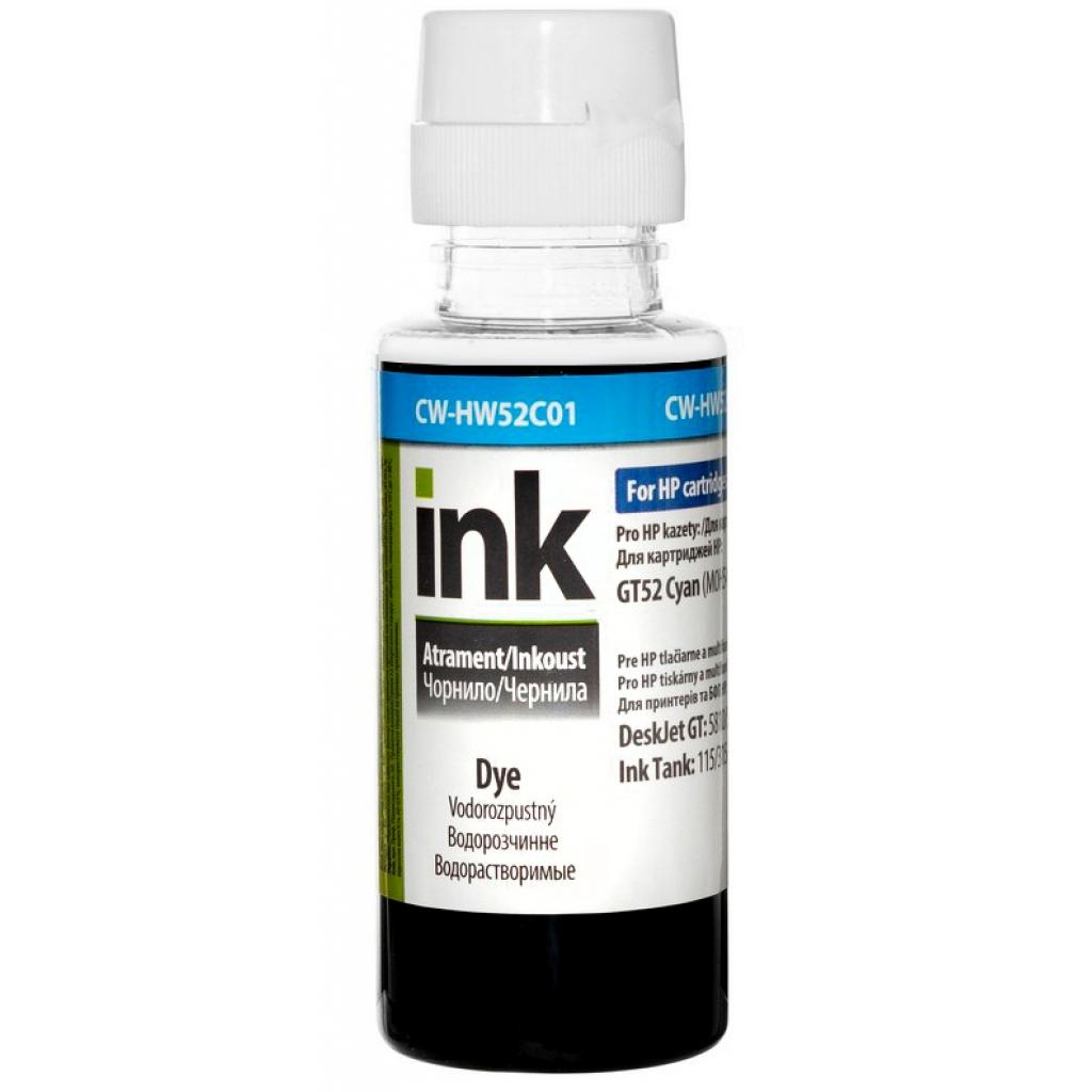Чорнило ColorWay HP Ink Tank 115/315/415 100мл Cyan (CW-HW52C01) - фото 1