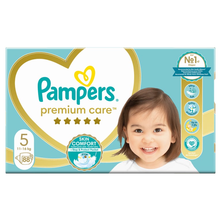 Підгузки Pampers Premium Care Junior 5 (11-16 кг) 88шт (4015400541813) - фото 2