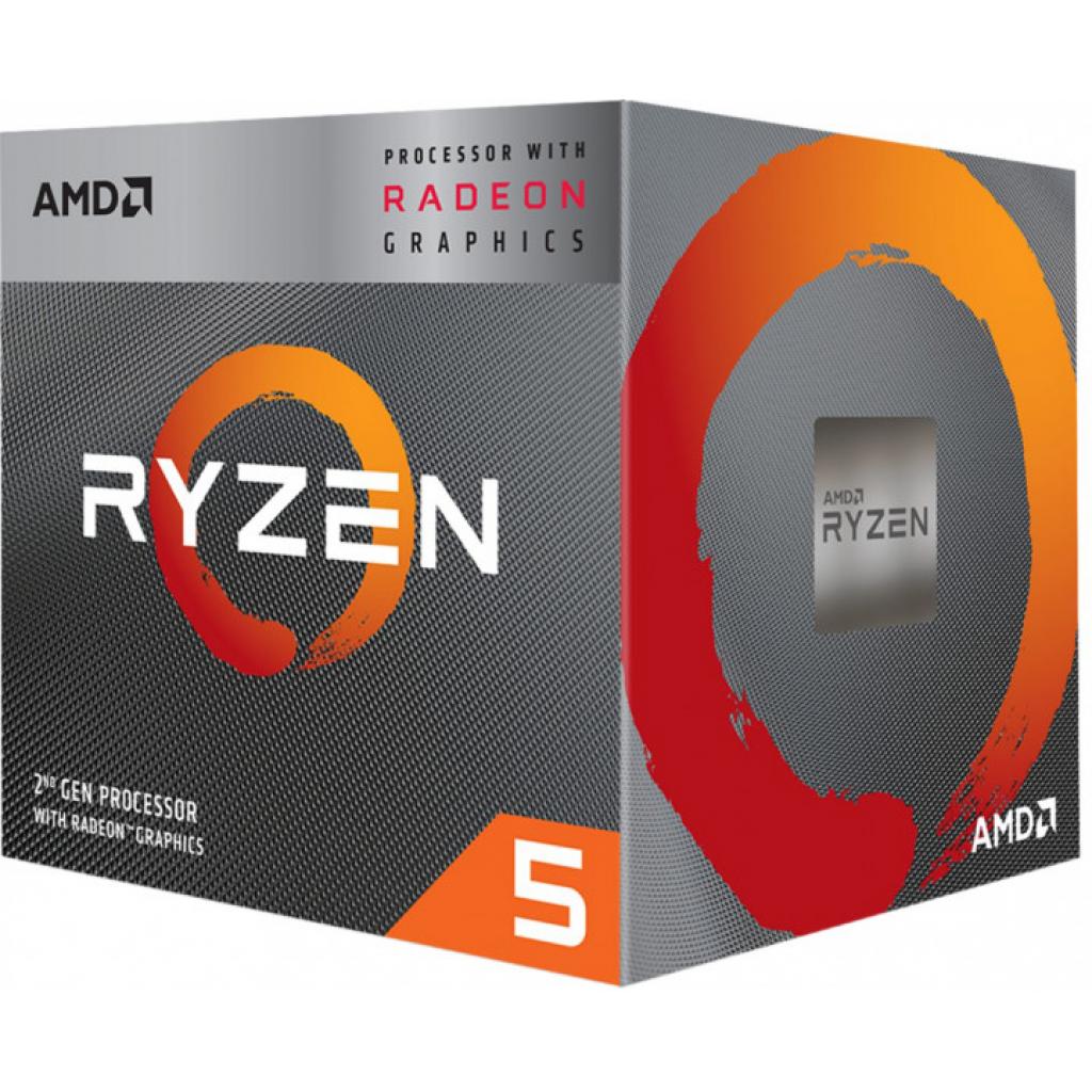 Процесор AMD Ryzen 5 3400G (YD3400C5FHBOX) - фото 1