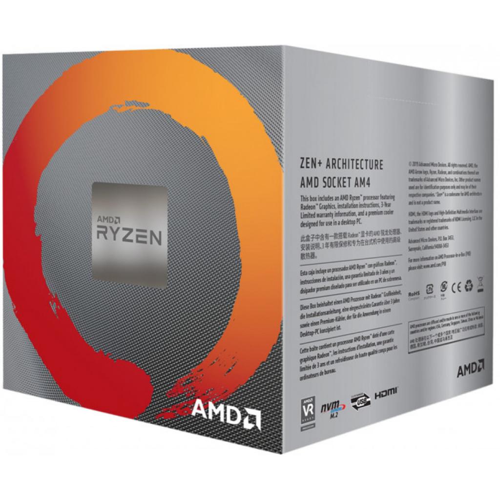 Процесор AMD Ryzen 5 3400G (YD3400C5FHBOX) - фото 3 Процесор AMD Ryzen 5 3400G (YD3400C5FHBOX) - фото 3