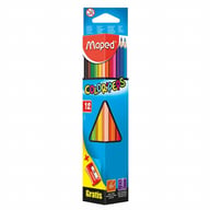 Олівці кольорові Maped Color Peps Classic 12 кольорів + точилка (MP.183213) - фото 1