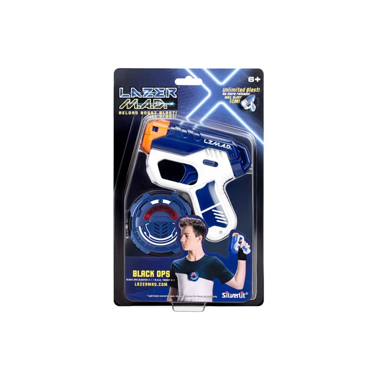 Іграшкова зброя Silverlit Lazer M.A.D. Black Ops (мини-бластер, мишень) (LM-86861) - фото 11