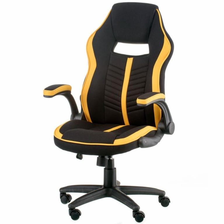 Крісло ігрове Special4You Prime black/yellow (E5548) - фото 1
