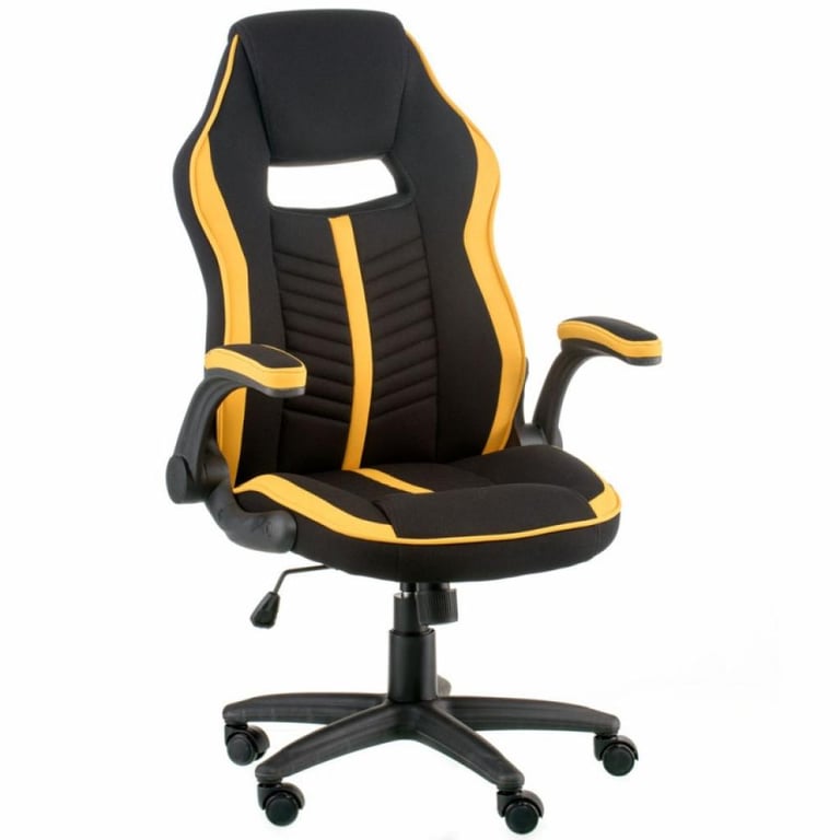 Крісло ігрове Special4You Prime black/yellow (E5548) - фото 3